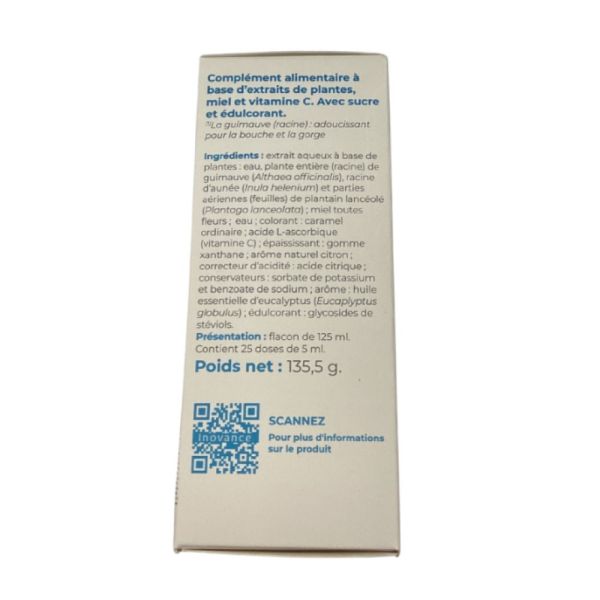 Inovance - Tuxivance Sirop citron-eucalyptus - 125ml