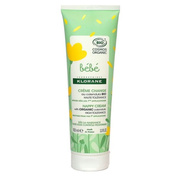 Klorane - Crème bébé change au calendula bio - 100ml