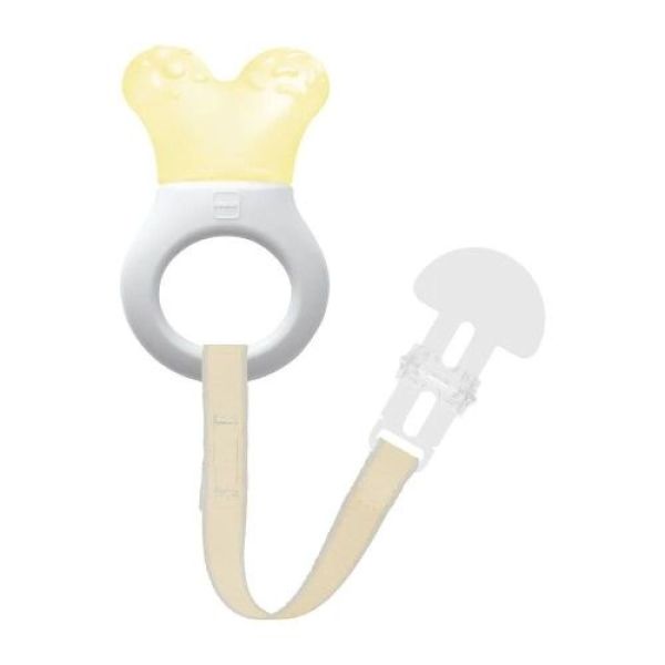 Mam - Mini Anneau de dentition 2m+ et une attache rose