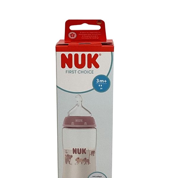 Nuk - Biberon First choice 3mois+ - 300mL
