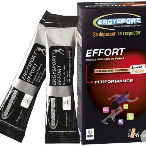 Nutergia - Effort - 6 sticks de 30g