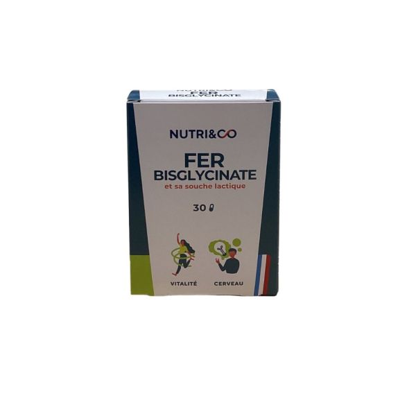 Nutri&Co - Fer bisglycinate - 30gélules