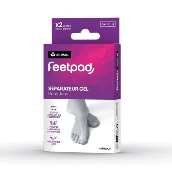 Orliman - Feetpad Séparateur gel demi-lune - 2 unités