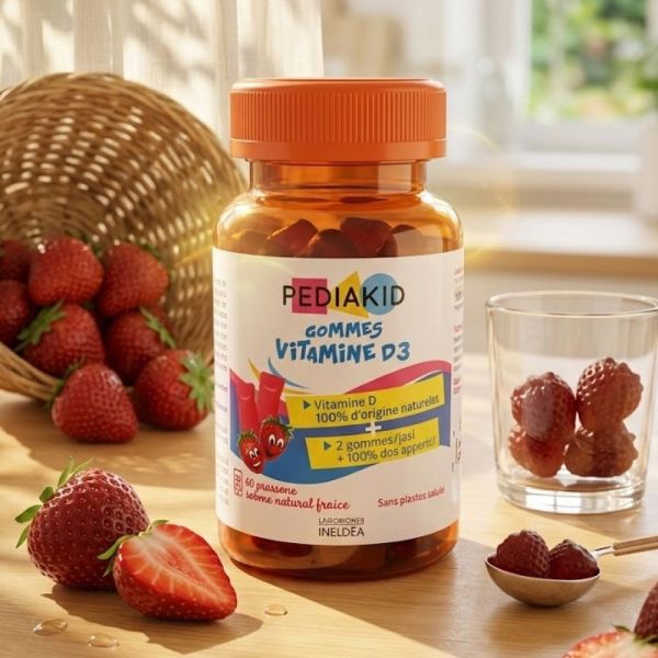Pediakid - Gommes vitamine D3 - 60 gommes
