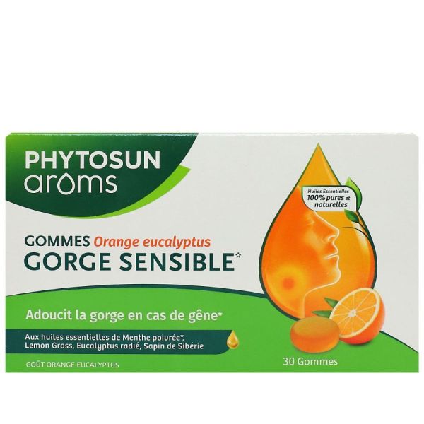 Phytosun aroms - Gommes gorge sensible - 30 gommes