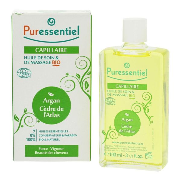 Puressentiel - Huile de soin capillaire bio - 100 ml