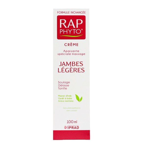 RAP Phyto - Crème apaisante jambes légères - 100 ml