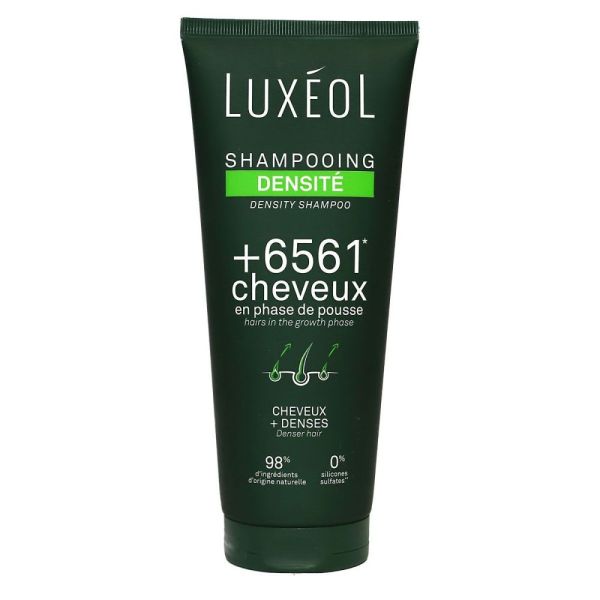 Nutravalia - Luxéol Shampooing Densité +6561 cheveux en phase de pousse - 200ml