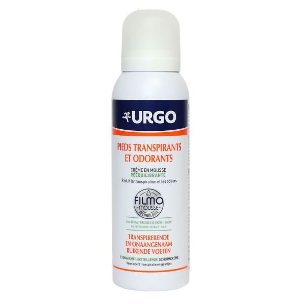Urgo - Crème mousse Pieds transpirant et odorants - 125ml