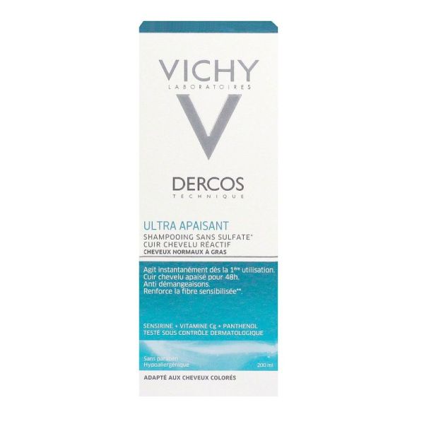 Vichy - Dercos Technique shampooing ultra apaisant cheveux normaux à gras - 200ml