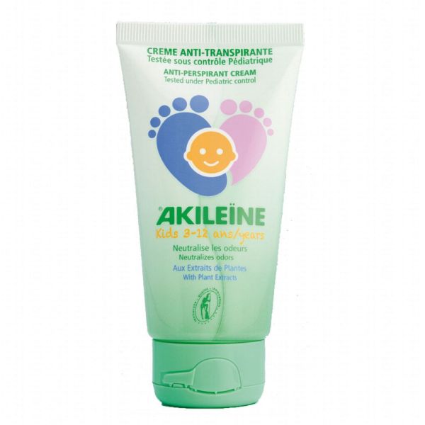Akileïne - Crème anti-transpirante Kids 3-12ans - 75ml