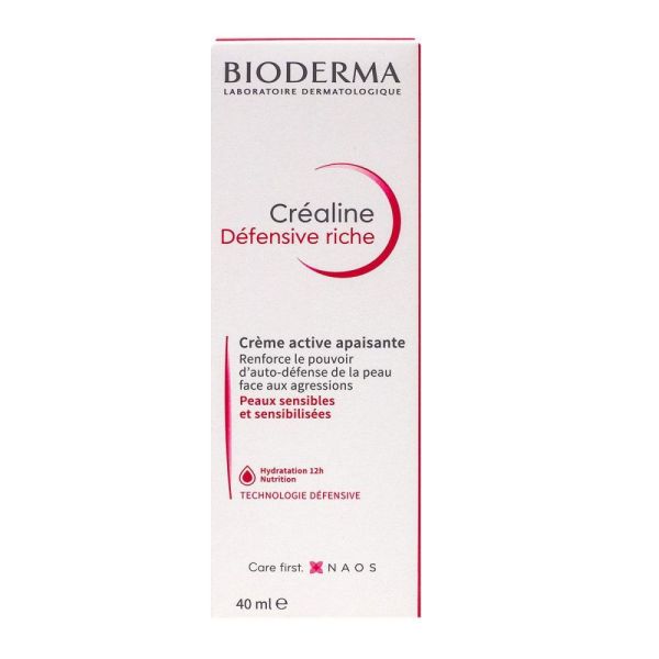 Bioderma - Créaline défensive riche crème active apaisante - 40ml