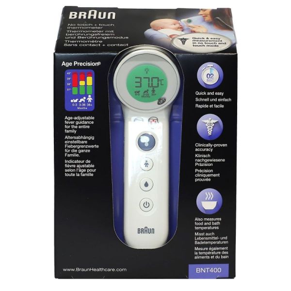 Braun - Thermomètre frontal BNT 400