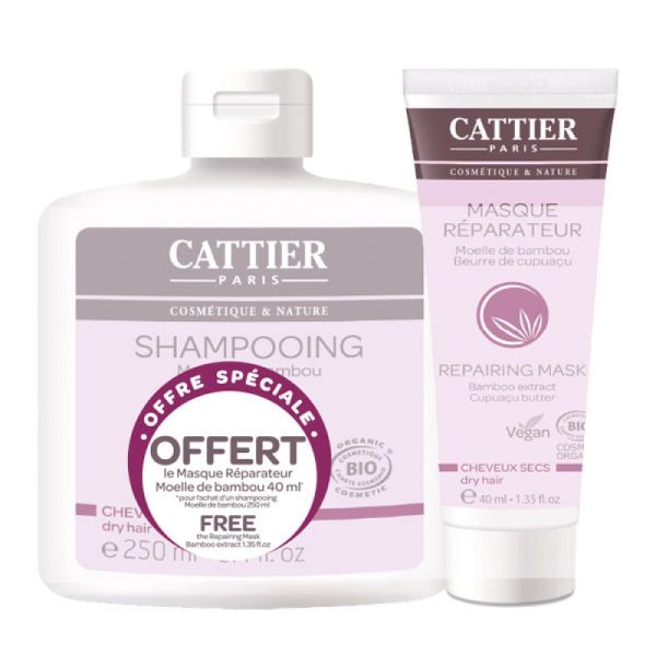 Cattier - Shampooing moelle de bambou - 250 ml