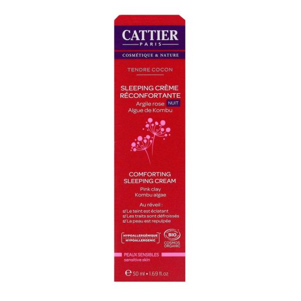 Cattier - Sleeping crème réconfortante Tendre cocon - 50 ml