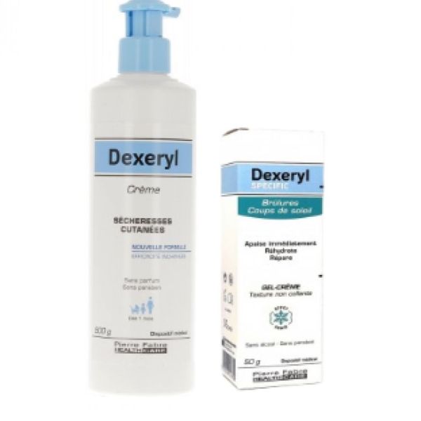 Dexeryl - Crème sécheresse cutanée 500g + Dexeryl specific gel crème 50 g offert