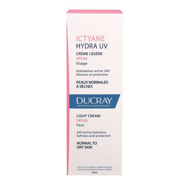 Ducray - Ictyane Hydra UV crème légère SPF30 - 40ml