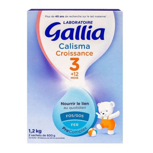 Gallia - Calisma Croissance 3ème âge Lait en poudre