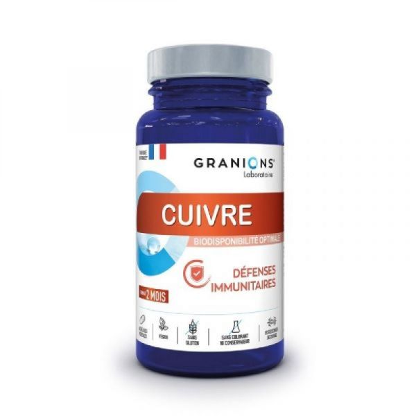 Granions - Cuivre Défenses immunitaires - 60 gélules végétales