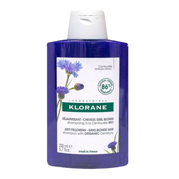Klorane - Shampoing à la centaurée déjaunissant - 200ml