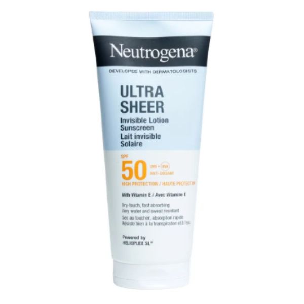 Neutrogena - Ultra Sheer Lait Invisible Solaire SPF50 - 200mL