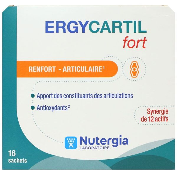 Nutergia - Ergycartil fort - 16 sachets