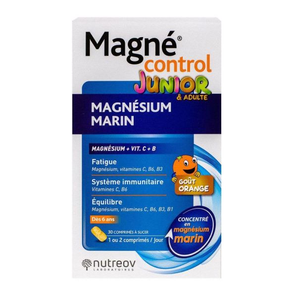 Nutreov Magné control junior - 30 comprimés à sucer