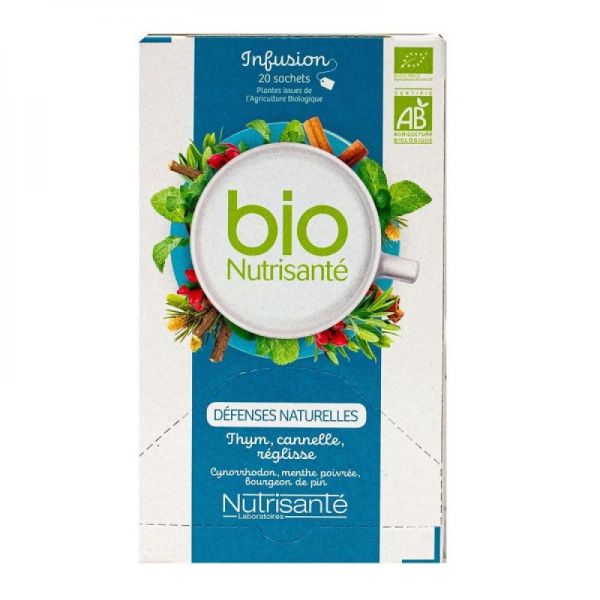 Nutrisanté - Infusion Bio Défenses naturelles - 20 sachets