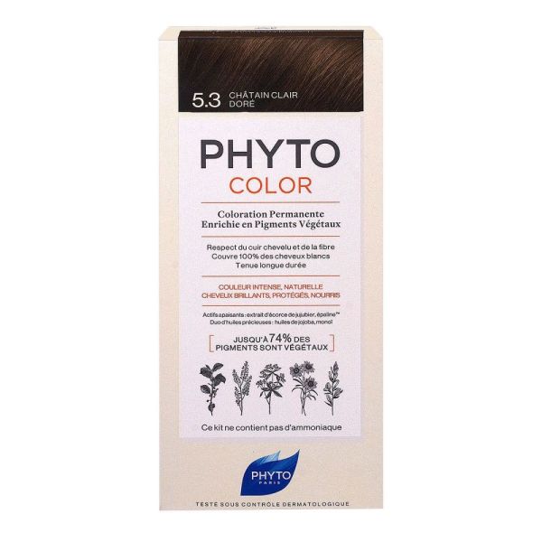 Phytocolor - Coloration permanente 5.3 Châtain clair doré