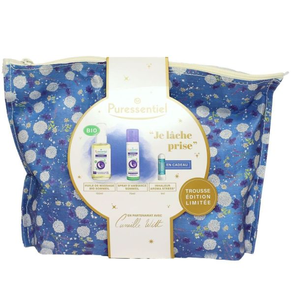 Puressentiel - Trousse Aroma kit "Je lâche prise" édition limitée - 100mL/75mL/1mL