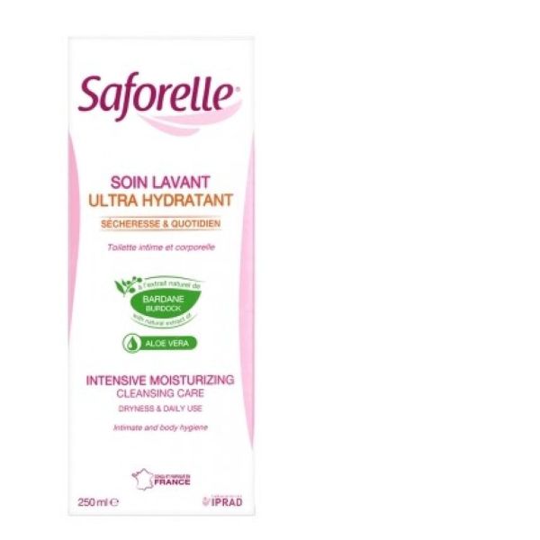 Saforelle - Soin Lavant Ultra Hydratant Sécheresse et Quotidien 250 ml