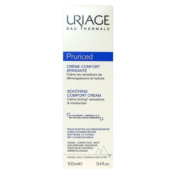 Uriage - Crème confort apaisante Pruriced - 100Ml