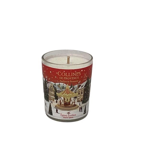 Collines de Provence - Bougie parfumée Epices Etoilées - 75g
