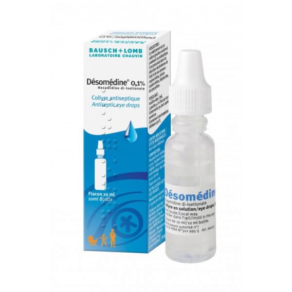 Désomédine 0,1% Collyre antiseptique - 10 ml