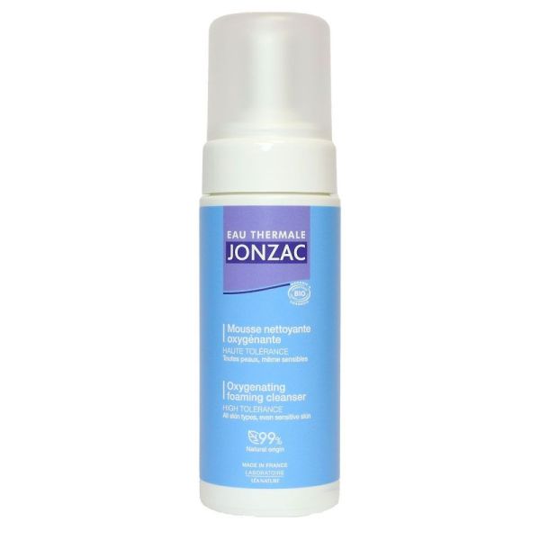 Jonzac - Mousse nettoyante oxygénante haute tolérance - 150ml