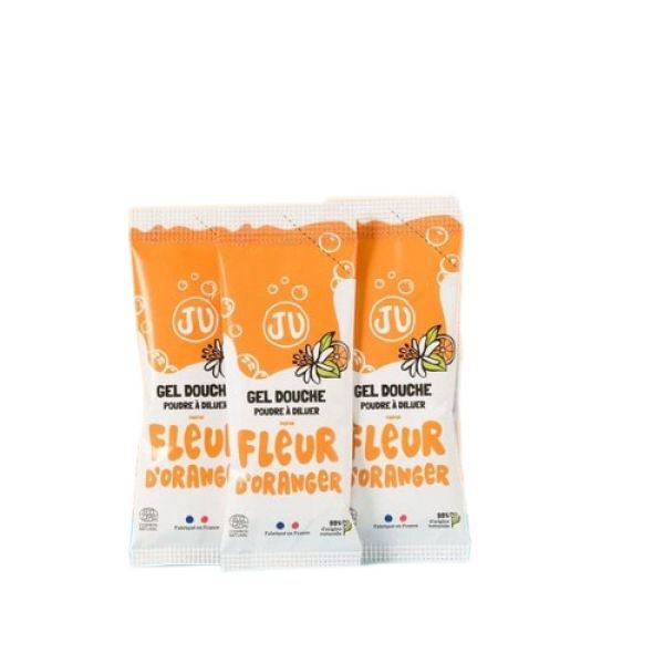 JU - Gel douche poudre - Fleur d'oranger - 25g