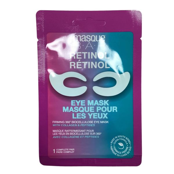 MASQUE BAR – Masque yeux bio-cellulose au rétinol - 1 paire