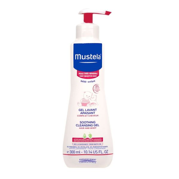Mustela - Gel lavant apaisant peau très sensible - 300 ml
