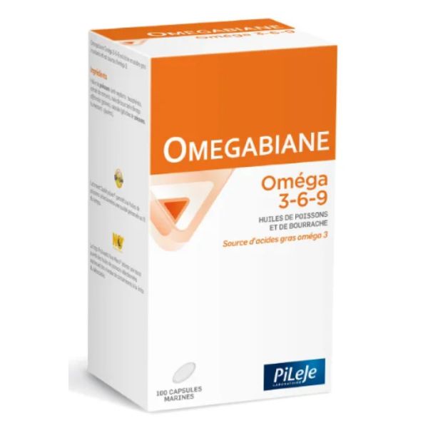 Pileje - Omegabiane Oméga 3-6-9 - 100 capsules