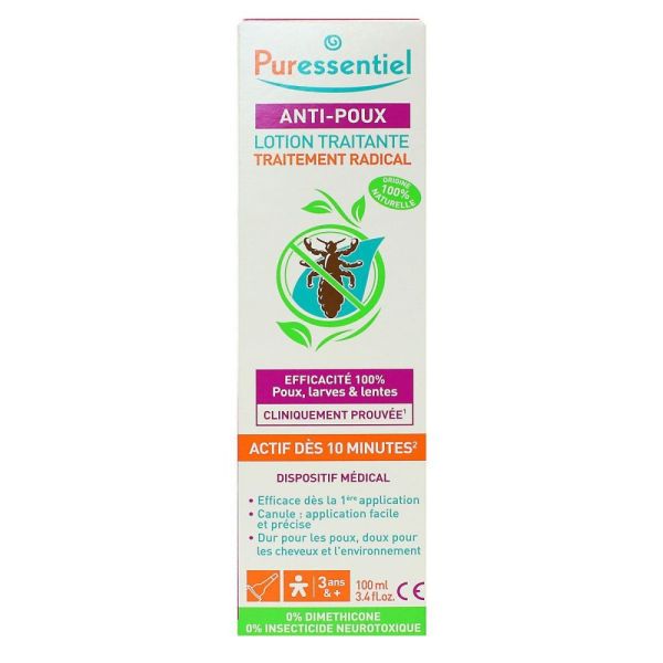 Puressentiel - Lotion traitante anti poux - 100mL