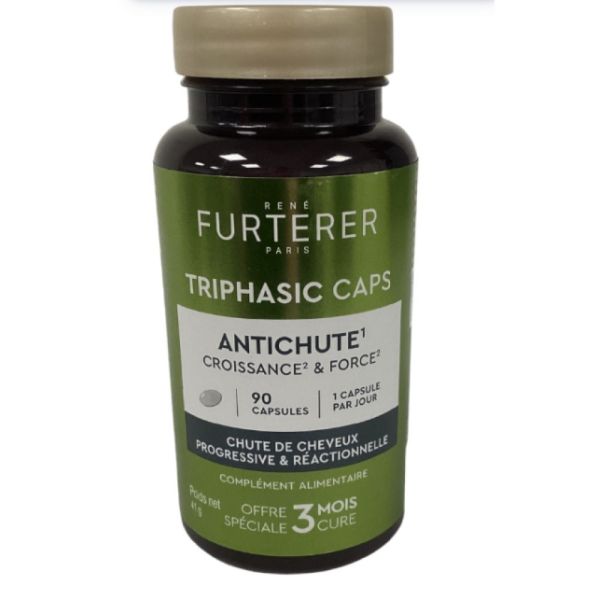 René Furterer - Triphasic Antichute croissance et force - 90 capsules