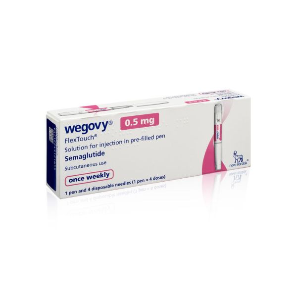 Wegovy 0,50mg solution injectable en stylo pré-rempli
