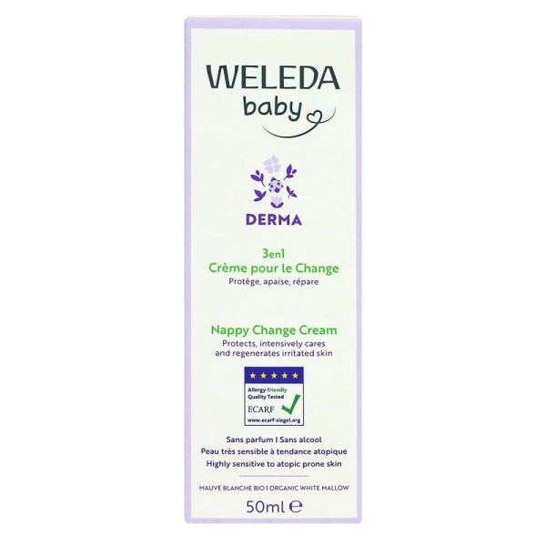 Weleda - Baby Derma Crème Pour le Change 3en1 - 50 ml