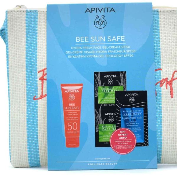 Apivita - Bee sun safe Trousse Gel-Crème Solaire Hydra Fraîcheur SPF50