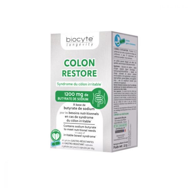 Biocyte - Colon Restore - 30 Gélules
