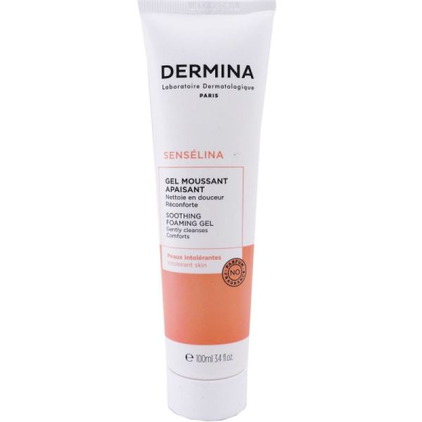 Dermina - Senselina gel moussant apaisant - 100ml