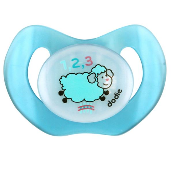 Dodie - Sucette physiologique orthodontiste silicone nuit 18mois+