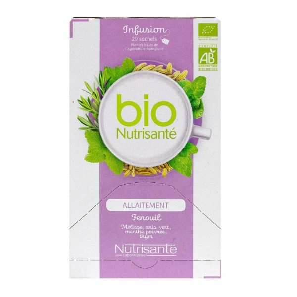 Nutrisanté - Infusion Bio Allaitement - 20 sachets