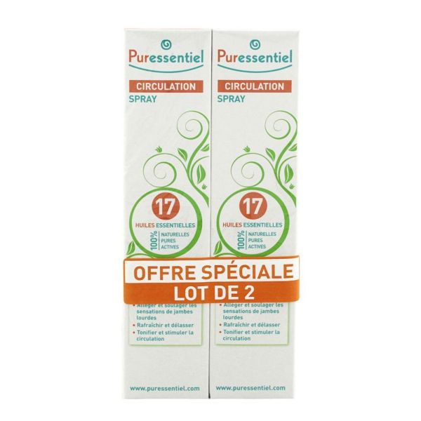 Puressentiel - Circulation spray tonique express