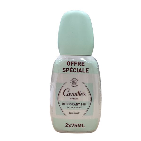 Rogé Cavaillès - Déodorant lotus poudré - 2x75ml
